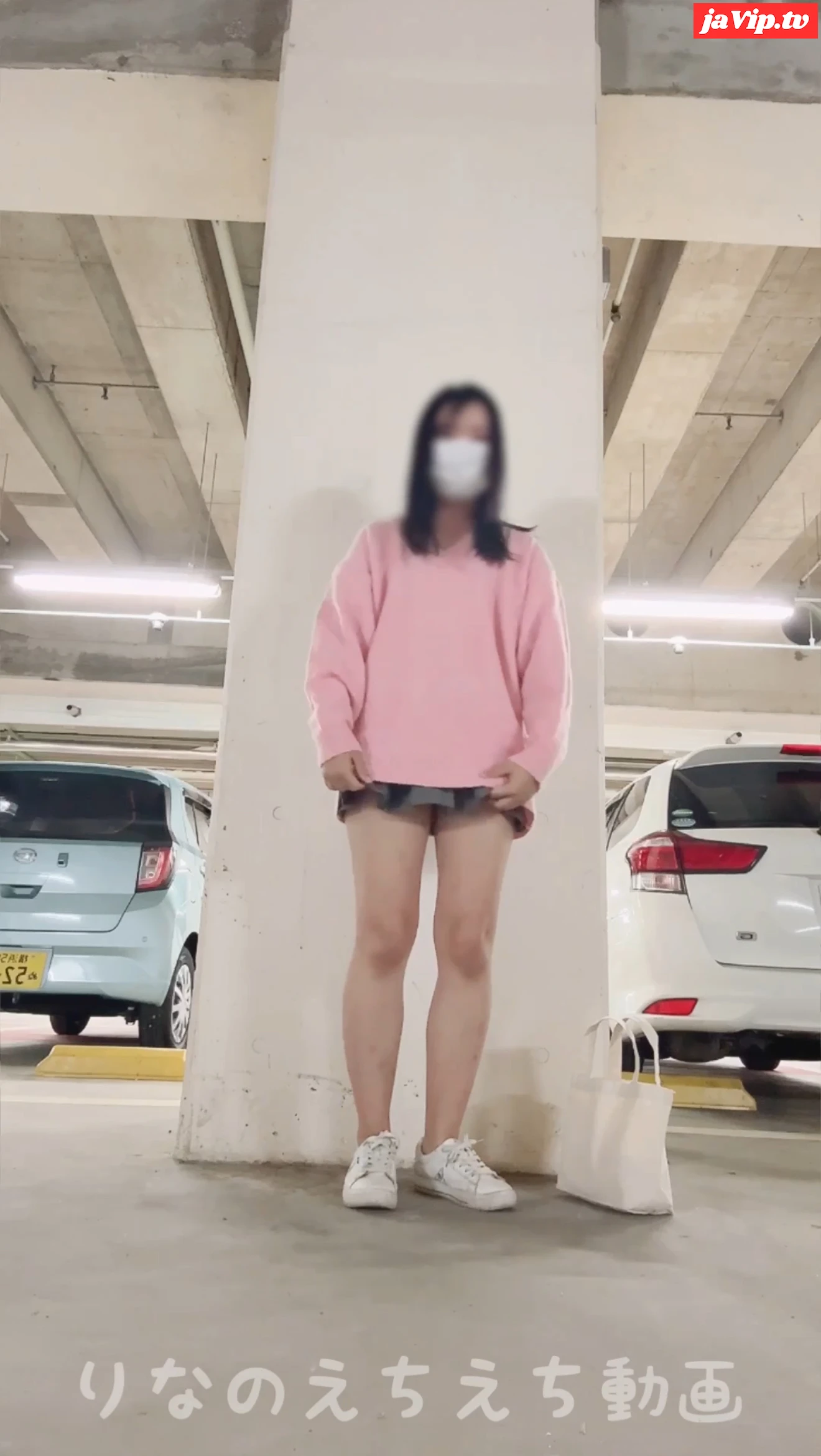 fc2ppv-4592367 - 【**大②りなのえちな露出オナ】駐車場の柱の後ろに隠れて全裸でディルドオナニー！人の話し声がちょくちょく聞こえてるし、すぐ後ろの車の運転手が戻ってきて出発したりとギリギリの全裸オナニーでした… - FC2PPV動画をオンラインで視聴 - jaVip