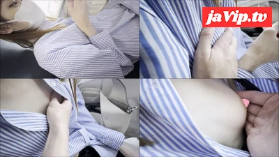 fc2ppv-4382486 - 電車お触り23 春休み中に乳首コリコリされて、ファスナーを開かれ生で股間を触られちゃってます