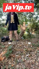 fc2ppv-4114161 - 【18歳Gカップえりかの自撮り】☆彡公園の横は車がたくさん通る大通り！木の陰で道路に走ってる車はうっすらしか見えないけど、道路のすぐそばに立っておっぱい出してディルドオナニーしました！