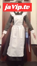 fc2ppv-3241488 - 【♡自撮りです】ネットカフェの個室でメイド服を着て電マオナニーしました。電マの刺激に***声出ちゃって、最後は扉開けてマスクを目隠しにしてオナニーしました…