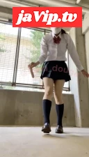 fc2ppv-4885607 - 〈えれなの露出動画〉駐車場でのディルドオナニーです、、制服ノーパンで人がいつ来るかわからなくて興奮してディルド出し入れのくちゅくちゅ音がヤバかったです、、