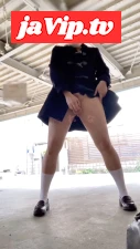 fc2ppv-4927118 - 〈えれなの露出動画〉制服でコートの下は透明ブラ、スカートの中はノーパン、、駐輪場で人や自転車がひっきりなしにくる中でディルドオナニーしました、、自転車が入ってくるハプニングも、、